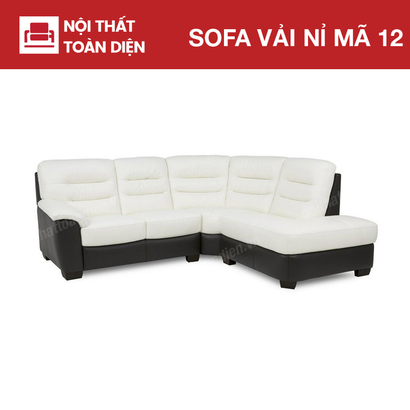 Sofa Nỉ Mã 12 2 Ghế sofa vải nỉ 12