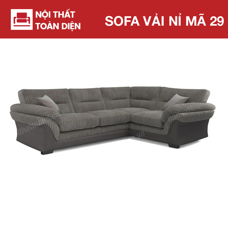 Sofa Nỉ Mã 29 2 sofa vải - sofa nỉ mã 29