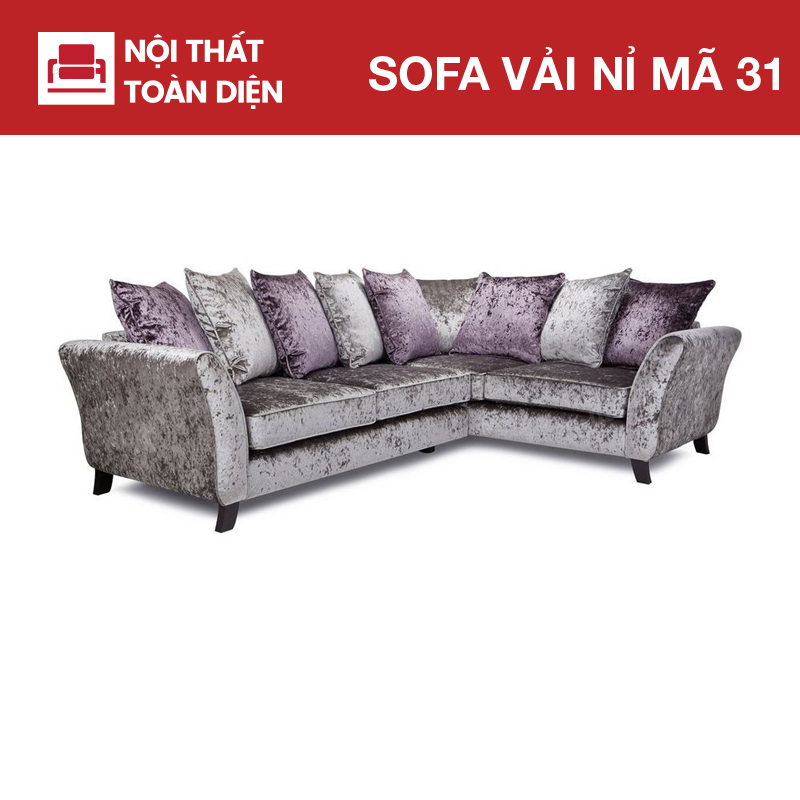 Sofa Nỉ Mã 31 2 Sofa Vải - Sofa Nỉ Mã 31