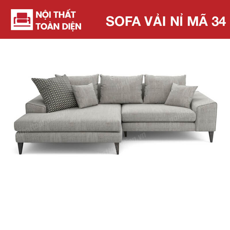 sofa vải - sofa nỉ mã 34 - 2
