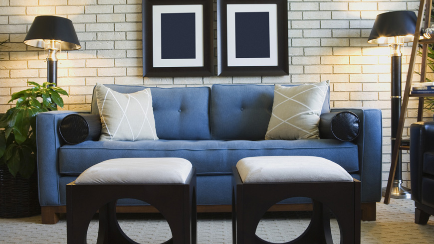 Chọn sofa nỉ cho phòng khách nhỏ 2 Chọn sofa nỉ cho phòng khách nhỏ 2