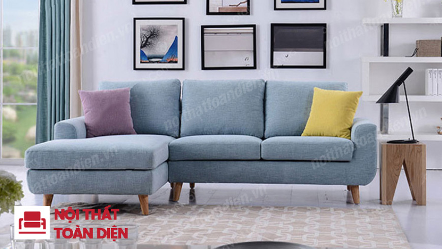 Mẫu sofa nỉ góc đẹp 3