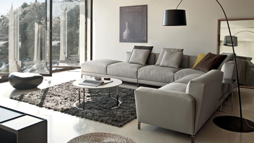 Showroom sofa góc nỉ đẹp 3 showroom sofa góc nỉ đẹp 3