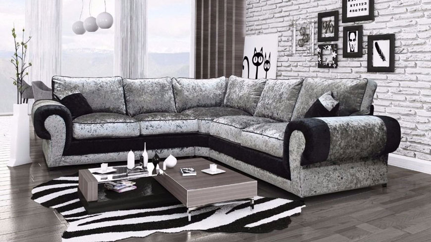 Showroom sofa góc nỉ đẹp 2 showroom sofa góc nỉ đẹp 4