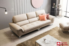 bộ ghế sofa văng cho phòng khách chung cư nhỏ giá rẻ sofa văng da mã 108