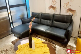 ghế sofa da phòng khách cao cấp cho chung cư AN Bình 2