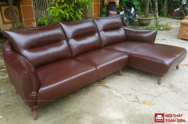 ghế sofa da phòng khách cao cấp cho chung cư AN Bình