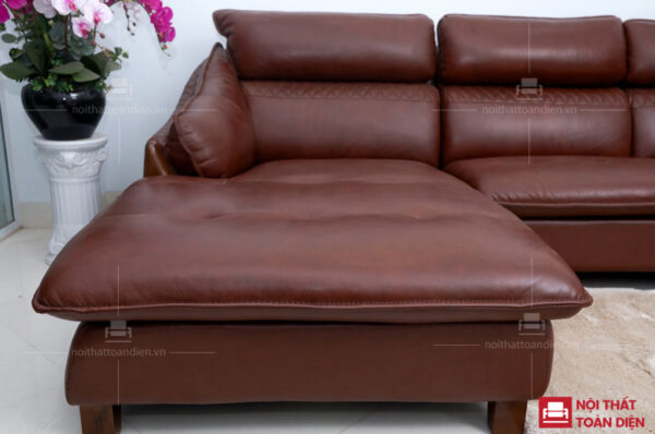 mẫu ghế sofa da phòng khách - sofa da bò cao cấp 2