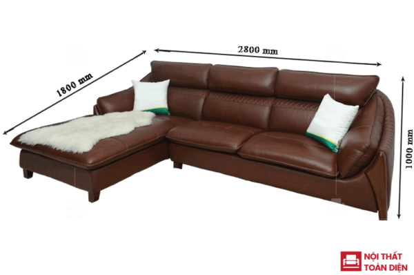 mẫu ghế sofa da phòng khách - sofa da bò cao cấp 3